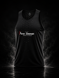Oval Crono Unisex For Racing Singlet Black