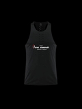 Oval Crono Unisex For Racing Singlet Black